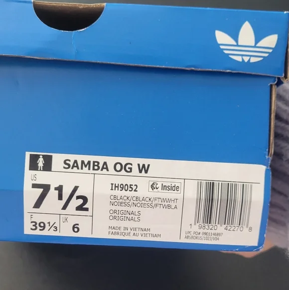 New In Box Samba OG SIZE 7.5 - Picture 7 of 7